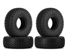 Injora Axial SCX30 0.7" XHX Pin Micro Rock Crawler Tires (4) (40mm OD) (S5) w/Foam Inserts