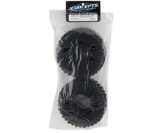 JConcepts Tusk 2.2" All Terrain Rock Crawler Tires (2) (Green) (OD - 5.79”)