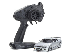 Kyosho MA-020 AWD Mini-Z ReadySet w/Nissan Skyline GT-R R33 Nismo Body (Spark Silver) w/KT-531P 2.4GHz Radio