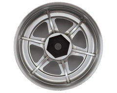LAB Meister L1 1/10 Drift Wheels (Chrome) (2) (6mm Offset) w/12mm Hex