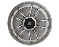 LAB Work Emotion CR3P 1/10 Super High Traction Drift Wheels (8mm Offset) (Chrome) (2) w/12mm Hex
