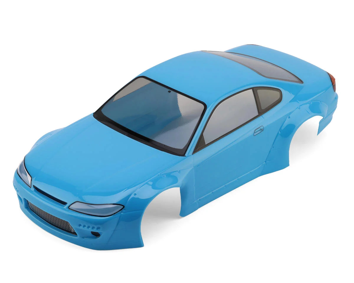 MST PANDEM Nissan S15RB 1/10 Drift Body (Light Blue) (257mm Wheelbase) w/Duck Tail