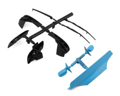 MST PANDEM Nissan S15RB 1/10 Drift Body (Light Blue) (257mm Wheelbase) w/Duck Tail
