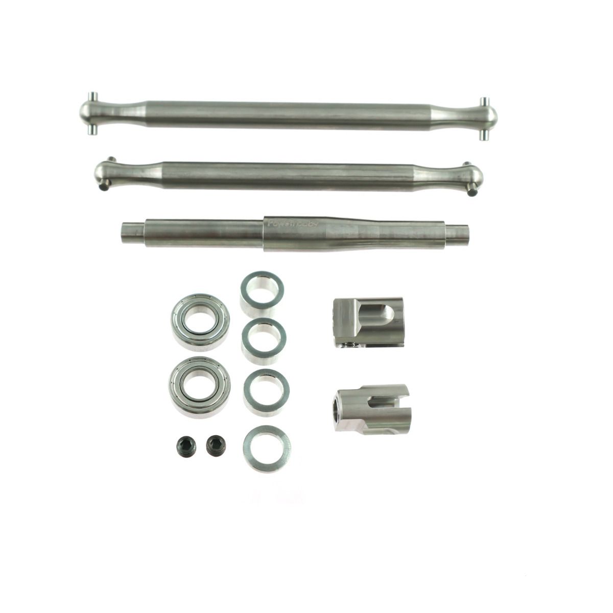 Titanium Center Drive Shaft & Spool Combo, for Arrma Infraction / Felony / Limitless (V1) Complete central drive set for extreme high speed running.