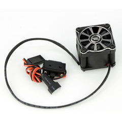 Twister 1/10 1/8 Motor Aluminum High Speed Cooling Fan - Black