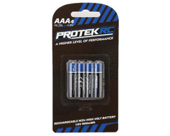 ProTek RC High Voltage Rechargeable AAA NiZn Batteries (4) (1.6V/900mWh) (Mini-Z)