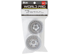 RC Art SSR Formula Aero 5-Spoke Drift Wheels (Matte Silver) (2) (6mm Offset)