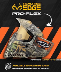 JT ProFlex Paintball Mask - RealTree w/ Hi-Viz Lens
