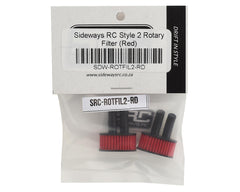 Sideways RC Scale Drift Rotary Filter (Red) (Style 2)