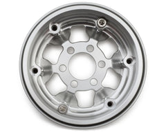 Reefs RC 1/10 Granite 1.9" Rock Crawler Beadlock Wheels w/Hubs & Rings (Silver) (2)