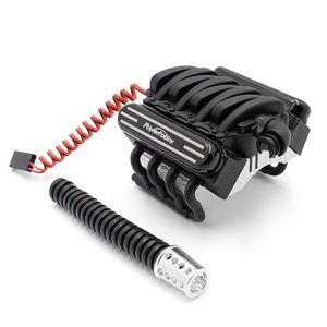 V8 Engine Motor Heatsinks & Cooling Fan, for TRX-4 / SCX10