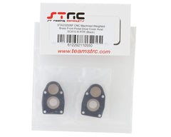 ST Racing Concepts Axial SCX10 III Brass Front Portal Drive Covers (Black) (2) (16.5g)