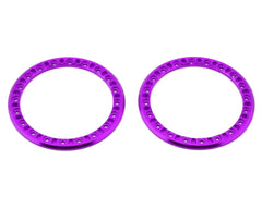 SSD RC 2.2” Aluminum Beadlock Rings (Purple) (2)