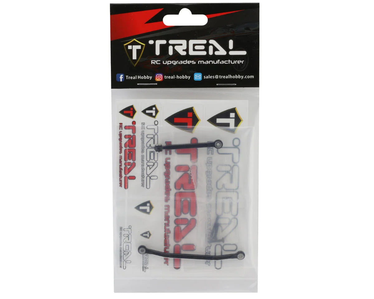 Treal Hobby FCX24 Aluminum Steering Rod Link Set (Black)