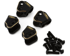 Treal Hobby Redcat Ascent/Gen9 Brass Lower Link Mounts (Black) (4) (44.4g)