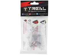 Treal Hobby Losi Mini LMT Aluminum Steering Knuckles (Silver) (2)