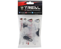 Treal Hobby Losi Promoto MX CNC Aluminum Clamping Servo Saver (25T/23T) (Black) w/Spring