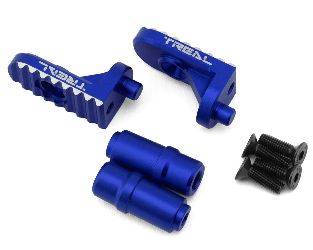 Treal Hobby Promoto CNC Aluminum Foot Pegs (Blue) (2)