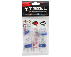 Treal Hobby Promoto CNC Aluminum Foot Pegs (Blue) (2)