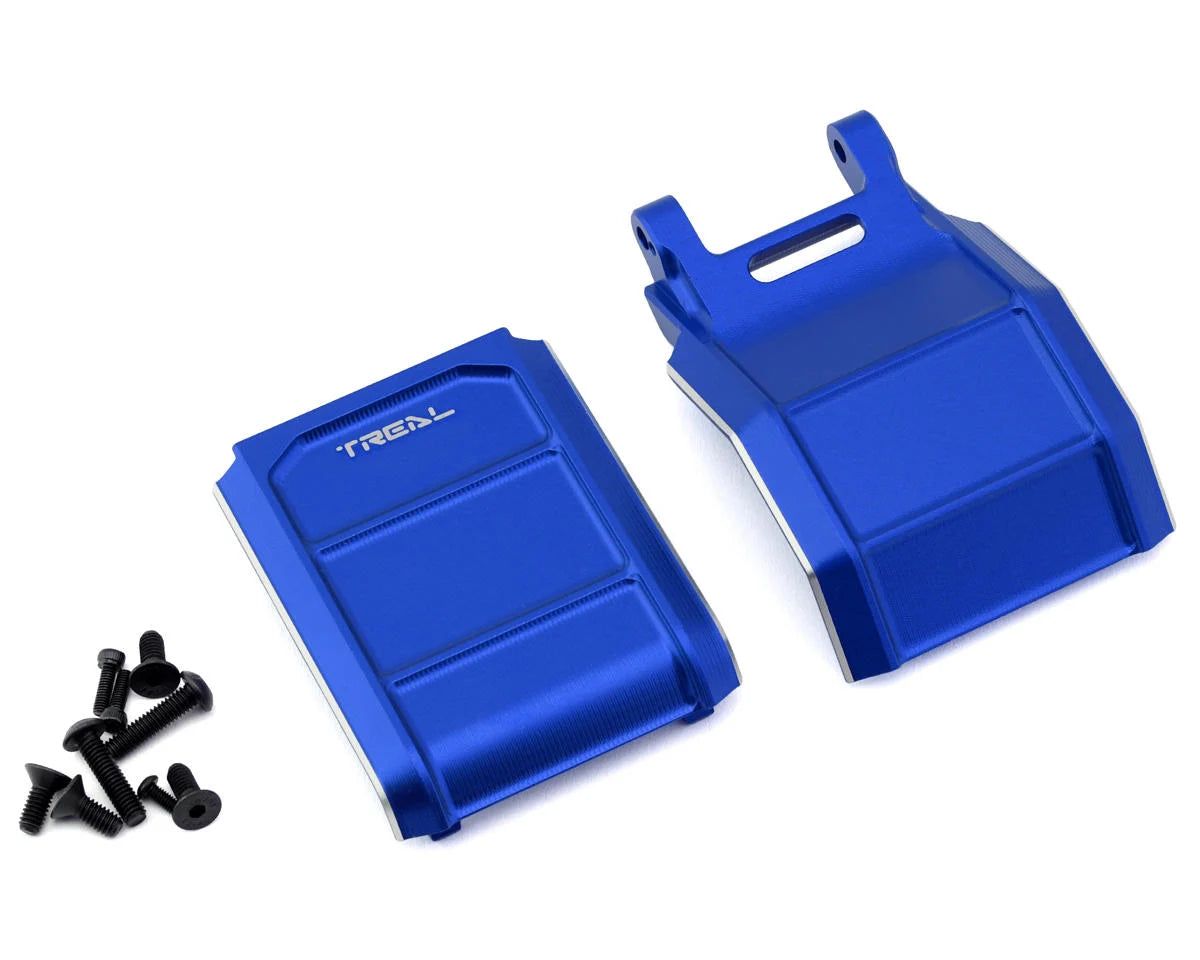 Treal Hobby Losi Promoto MX CNC Aluminum Skid Plate (Blue)