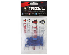 Treal Hobby Losi Promoto MX CNC Aluminum Chain Tensioner Adjustment Insert Set (Blue)