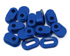 Treal Hobby Losi Promoto MX CNC Aluminum Chain Tensioner Adjustment Insert Set (Blue)