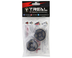 Treal Hobby Axial SCX10 III/Capra Brass Outer Portal Covers (93g)