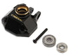 Treal Hobby Axial SCX10 III Brass AR45P Rear Portal Cover (103.2g) (Black)