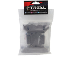 Treal Hobby SCX6 Aluminum Center Skid Plate (Titanium)