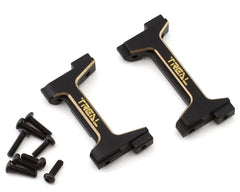 Treal Hobby Brass Front & Rear Bumper Mounts for Traxxas TRX-4M (Black) (2) (9.1g)