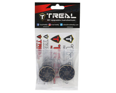 Treal Hobby 1.9" Brass Wheel Brake Disc Weights (Black) (64g) (2)