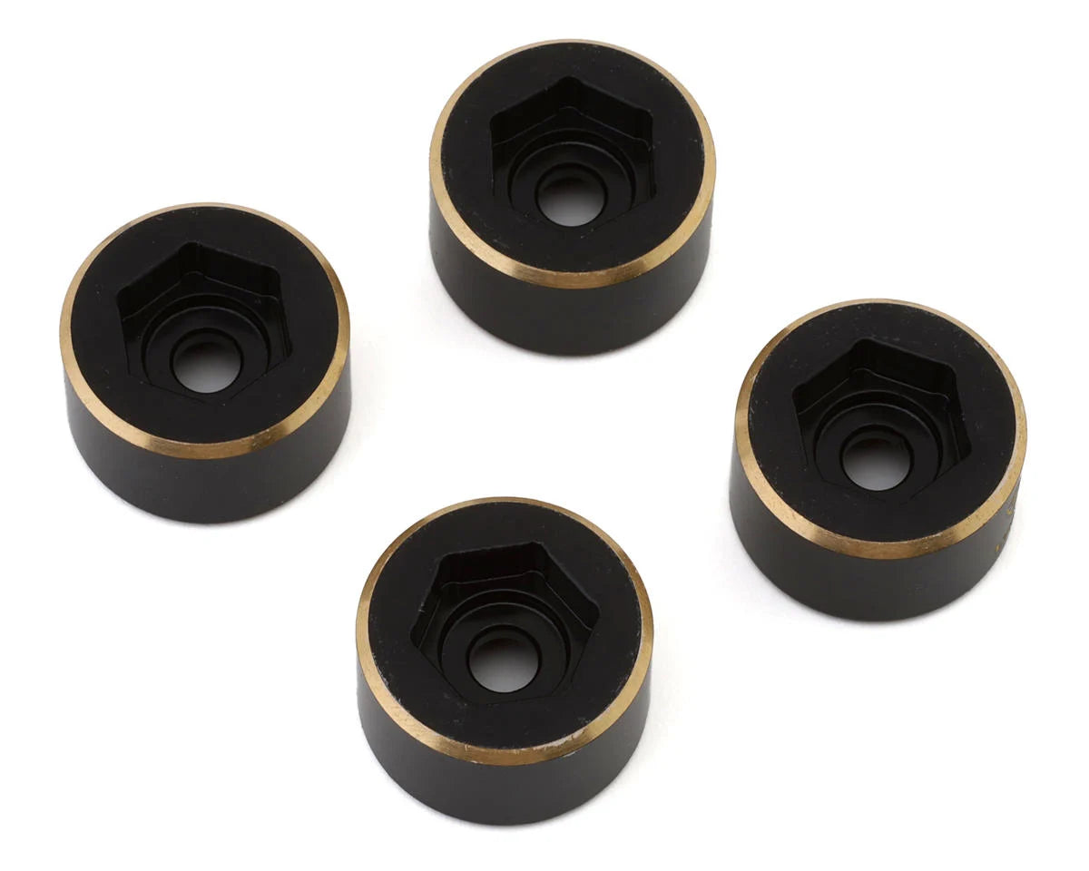 Treal Hobby 1.9" Brass Bead-Lock Wide Wheel Hub Weights (12mm) (4) (26.5g)