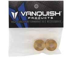 Vanquish Products Brass Rear Axle Cap Weights (2) (52g)