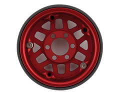 Vanquish Products KMC XD229 Machete V2 1.9" Beadlock Crawler Wheels (Red) (2)