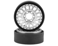 Vanquish Products KMC KM445 Impact 1.9" Beadlock Crawler Wheels (Clear) (2)