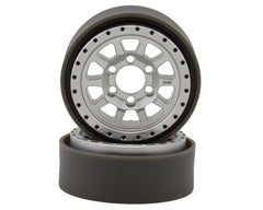 Vanquish Products Battle Born Sierra 1.9" Crawler Beadlock Wheels (Clear) (2)