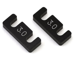 Yokomo MD 3.0 Aluminum Rear Bulkhead Spacers (3.0mm) (Black)
