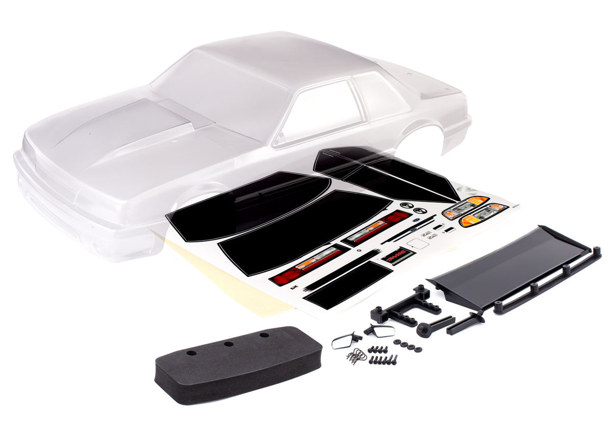TRAXXAS MUSTANG FOX BODY CLEAR