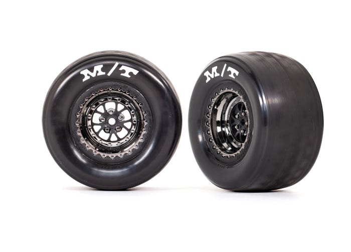 T&W WELD BLACK CHROME/REAR
