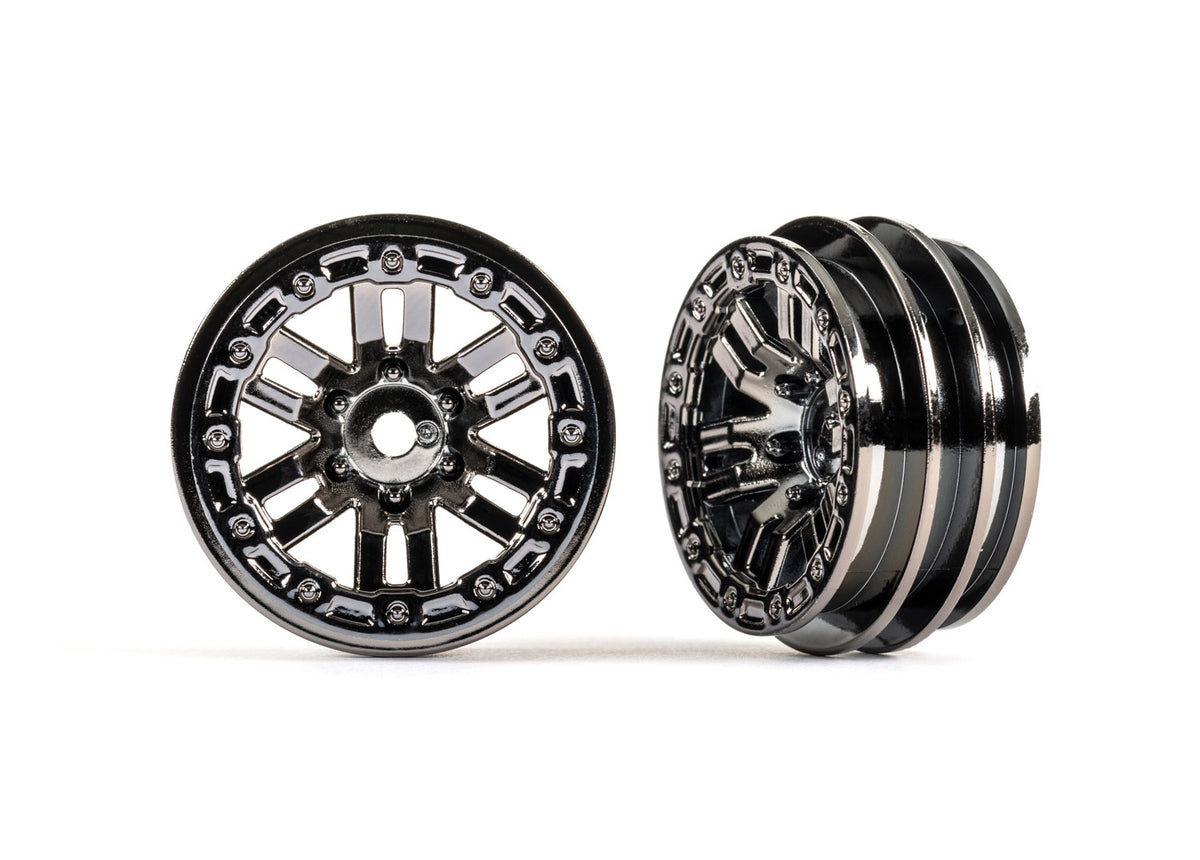 TRAXXAS WHEELS BLACK CHRM 1.0 (2)