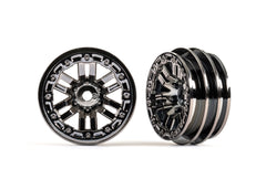 TRAXXAS WHEELS BLACK CHRM 1.0 (2)