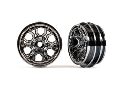 TRAXXAS WHEELS BLACK CHRM 1.0 (2)