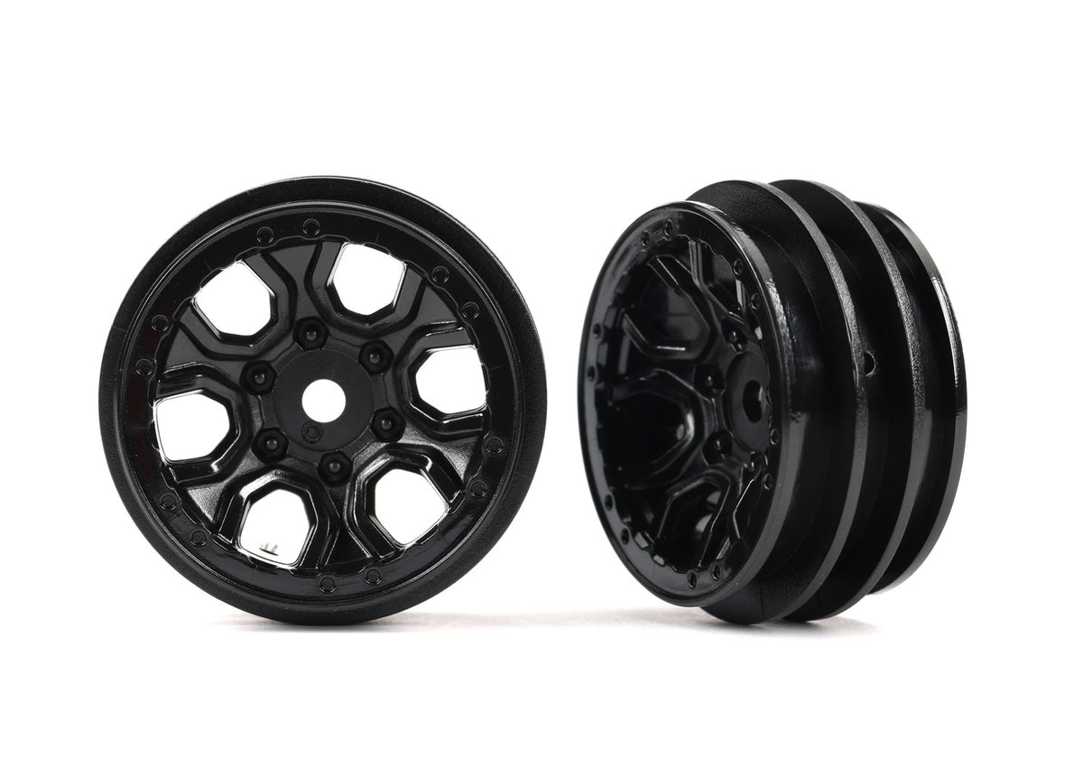 TRAXXAS WHEELS BLACK 1.0 (2)