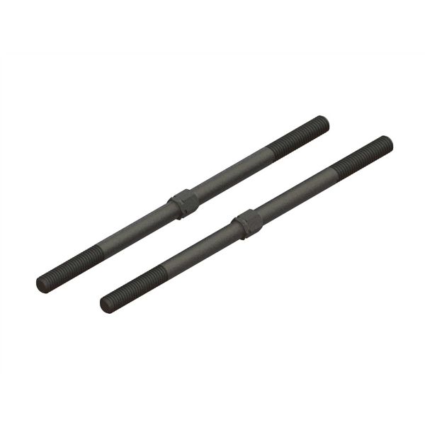 Steel Turnbuckle M6x130mm (Black) (2)