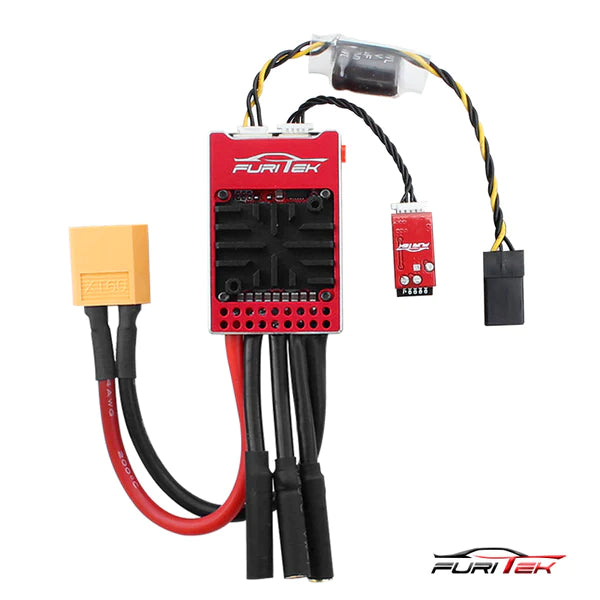 COMBO OF FURITEK LIZARD TEN 60A/100A BRUSHED/BRUSHLESS ESC WITH BLUETOOTH