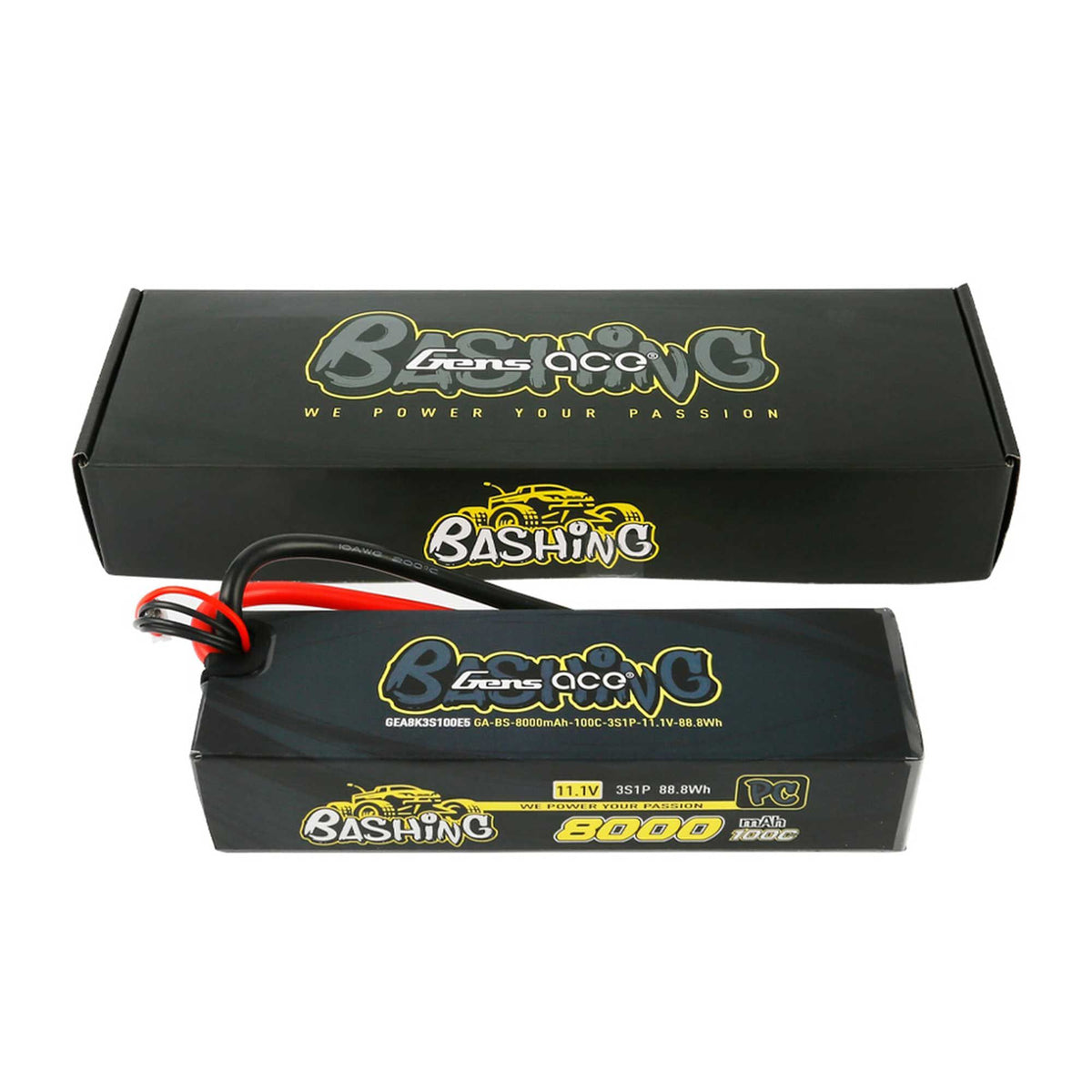 Gen Ace 11.1V 8000mAh 3S 100C Lipo: EC5