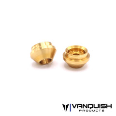 Vanquish Brass Incision Shock Lower Spring Cup 2 pcs Gold