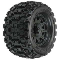 Badlands MX38 3.8" Mounted Raid MT Tires, 8x32 17mm (F/R)