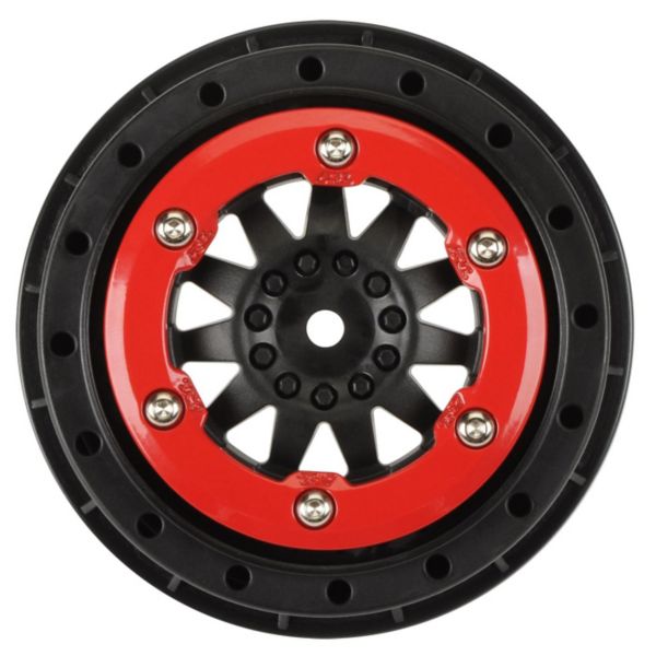 ProTrac Suspension F11 2.2/3.0 Red/Black Bead-Loc Wheel