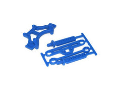 Shock Tower & Body Mount, Blue: TMX 3.3, EMX